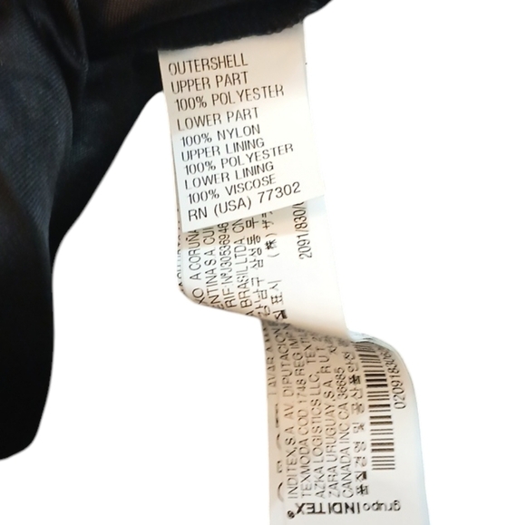 ZARA Bicolor Mini Dress Black Skirt and Blush Pink Sheer Blouse Outfit sz Medium - Picture 7 of 11